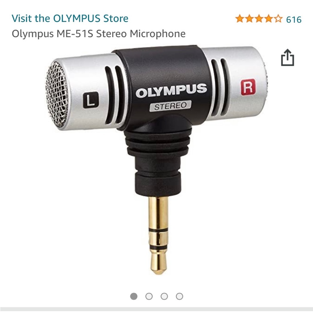 Stereo microphone portable